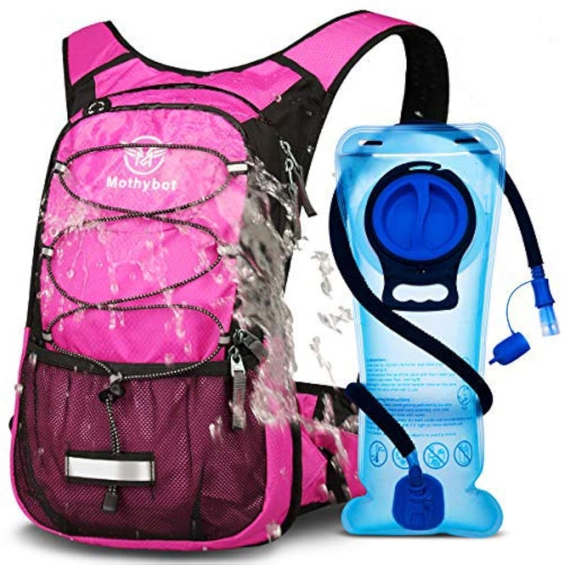 Mothybot Hydration Pack, Insulated Hydration Backpack with 2L BPA Free Water Bladder and Storage, Hiking Backpack for Men, Women, Kids for Running, Cycling, Camping - Keep Liquid Cool up to 5 Hours - Image 1